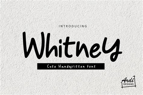 Whitney Font