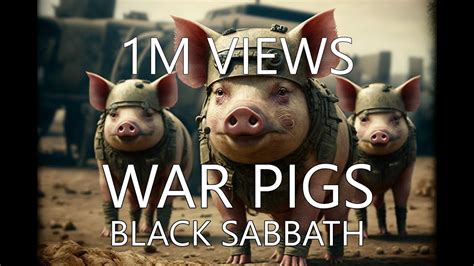 War Pigs by Black Sabbath, but every lyric is an AI generated image ...