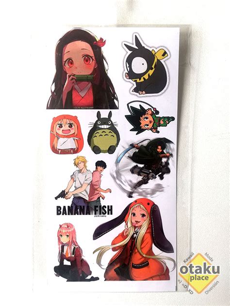 Stickers anime surtidos - Otaku Place - Anime Coleccionables