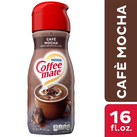 Nestle Coffee mate Cafe Mocha Liquid Coffee Creamer 16 fl oz. - Walmart.com - Walmart.com