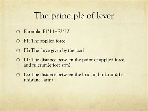 PPT - The discovery of lever PowerPoint Presentation - ID:6667855