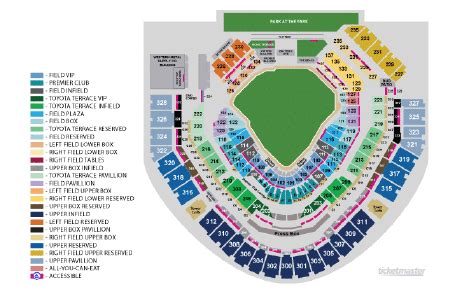 Padres seating chart toyota terrace