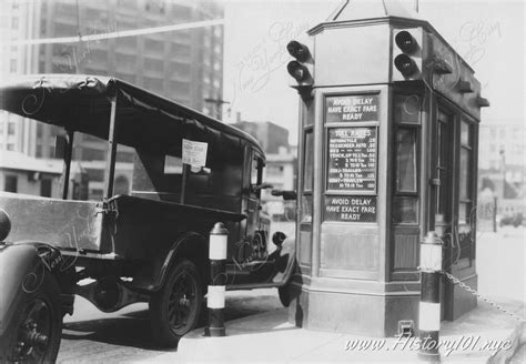 Holland Tunnel Toll Booth - NYC in 1929