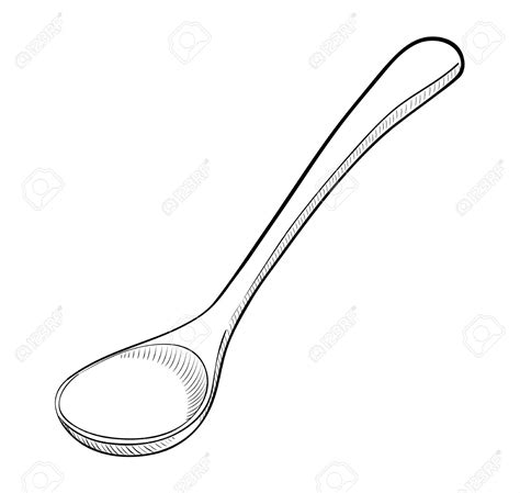 Fork And Spoon Drawing at GetDrawings | Free download