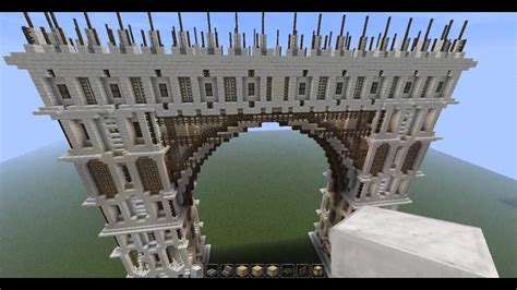 Minecraft:The Castle Gate Design - YouTube