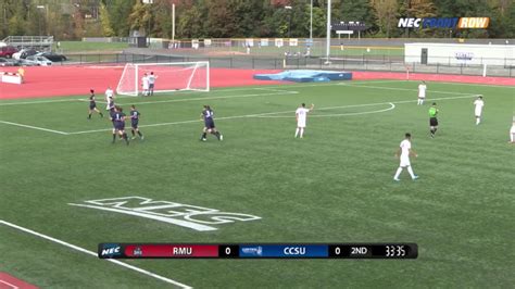 RMU vs CCSU - Men's Soccer Highlights - YouTube