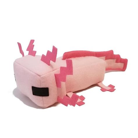 Minecraft Axolotl Plush Toy Soft Stuffed Doll Kids Adults Minecraft ...