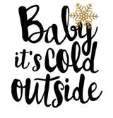 Baby It's Cold Outside Christmas Holiday Graphic T-Shirt – Niobe Clothing