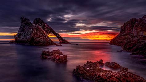 Photo of Bow Fiddle Rock, Portknockie - buy a fine art print.