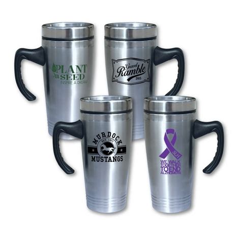 16 Oz. Stainless Steel Insulated Mugs - SM16 | Promotional Innovations