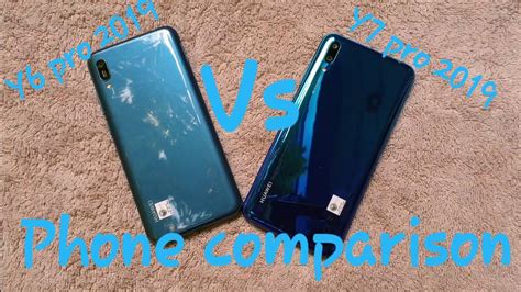 Huawei Y6 Pro 2019 VS Y7 Pro 2019| Phone Comparison| Speed Test| Camera ...