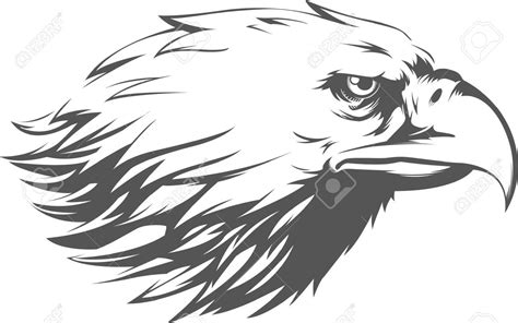 Vector - Eagle Head Vector - Side View Silhouette | Eagle silhouette ...