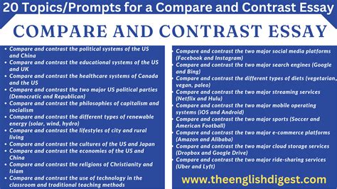 Comparing and contrasting essay examples - veremystery