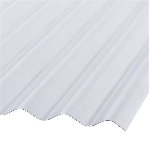 Palruf Corrugated PVC 8 ft. Clear Roofing Panels | The Home Depot Canada