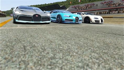 Bugatti Divo vs Bugatti Chiron vs Bugatti Veyron at Spa 1966 Bugatti Veyron Chiron, Mustang, Spa ...