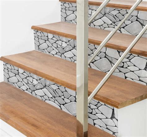 Stones Stair Decal - TenStickers