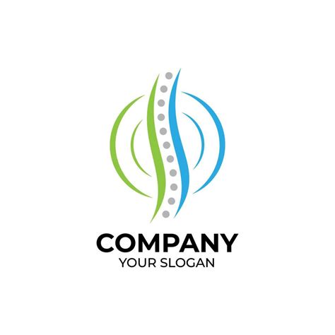 Chiropractic logo design 7058395 Vector Art at Vecteezy