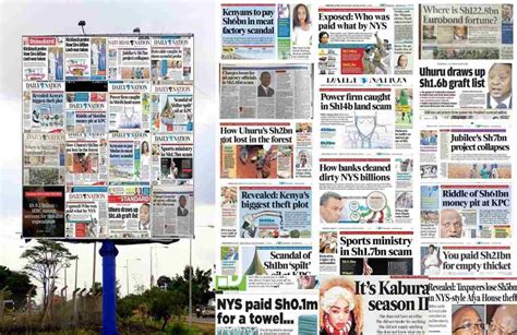 List Of Top 20 Corruption Scandals In Kenya