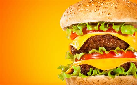 Download Food Burger HD Wallpaper