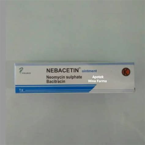 Nebacetin Ointment 5gr | Lazada Indonesia