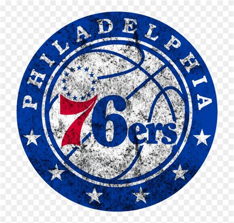 Fathead Philadelphia 76ers Logo Wall Graphic , Png, Transparent Png ...