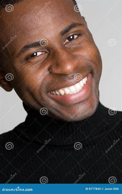 Black Man Smiling stock photo. Image of ethnic, african - 8777844