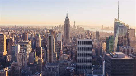 the downtown new york city skyline as seen from the top of the rock, goodies from top of the ...