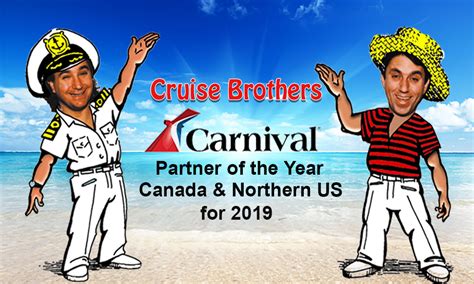 Carnival Cruises Honors Cruise Brothers as Partner of the Year for ...