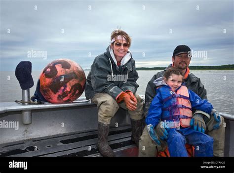 Alaska Governor Sarah Palin Setnet Fishing For Sockeye Salmon On The Nushagak River In Bristol ...