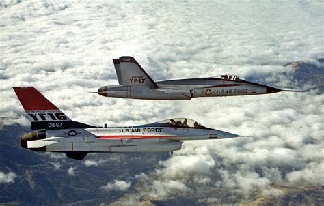 File:YF-16 and YF-17 in flight 2.jpg - Wikimedia Commons