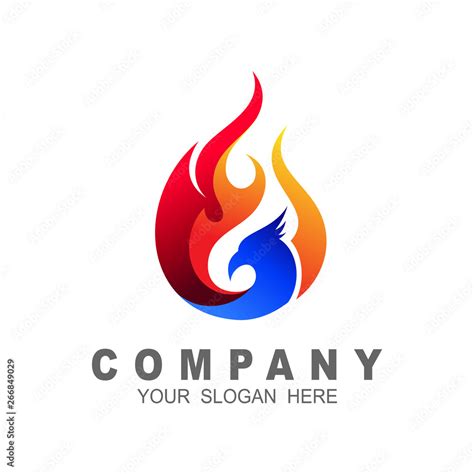 Eagle logo template, fire-bird, eagle logo and animal logo template Stock Vector | Adobe Stock