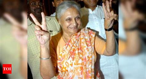 Sheila Dixit: ‘Sheila Dixit fit to be Cong’s CM face in UP’ | Lucknow News - Times of India