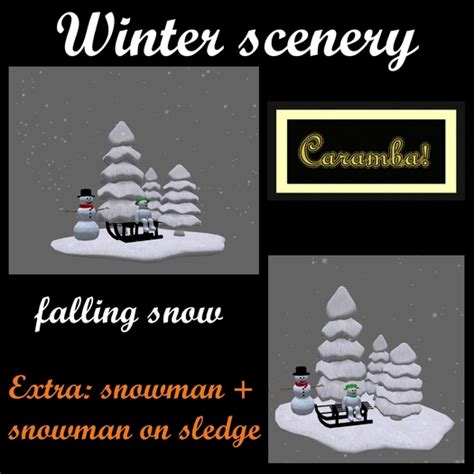 Second Life Marketplace - winter scenery