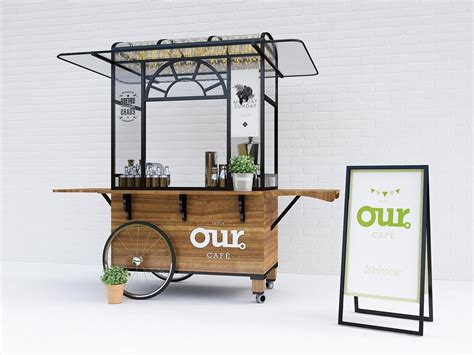 Our Coffee cart | Food cart, Coffee carts, Coffee shop design