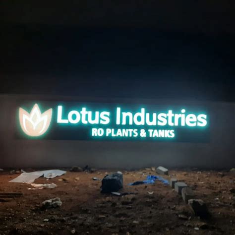 ACP LED Acrylic Glow Sign Board at Rs 650/sq ft in Hyderabad | ID: 2851705857491