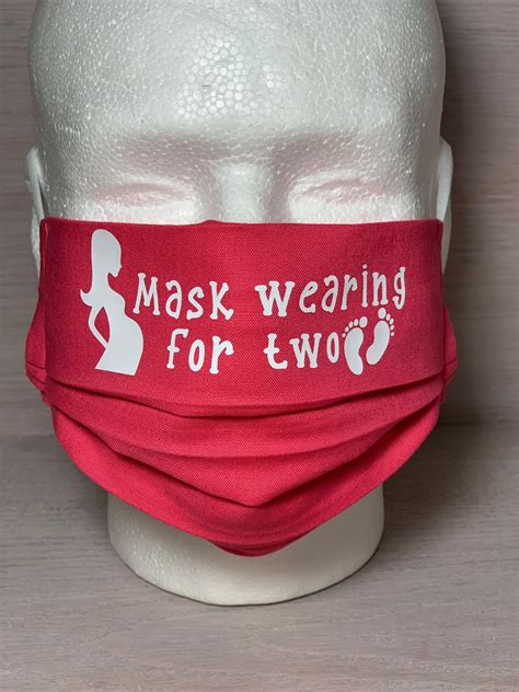 Pregnancy Mask. Mommy to Be Face Mask. Mask for Two Cotton - Etsy