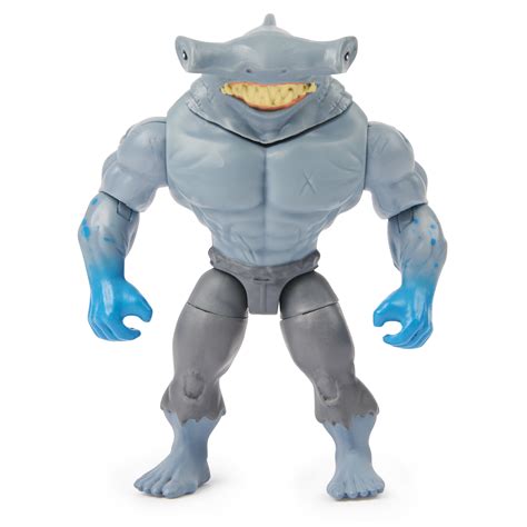 Batman 4-inch King Shark Action Figure with 3 Mystery Accessories ...