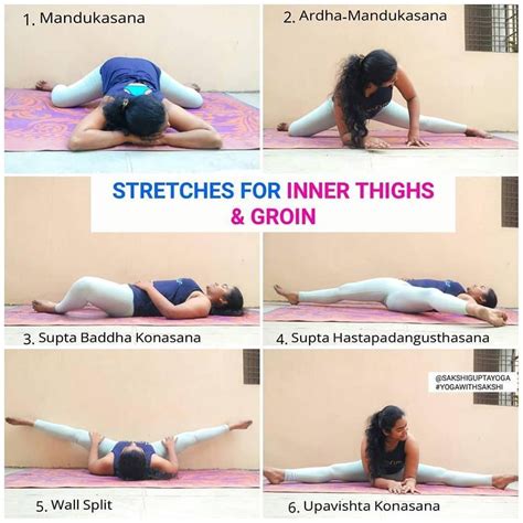 Stretches for Inner Thighs & Groin - Fifth Degree | Inner thigh ...