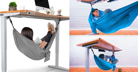 Get Your Nap On At Work With This Under-Desk Hammock