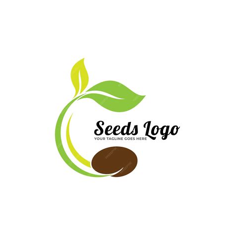 Premium Vector | Growing seed logo design template. Suitable for ...