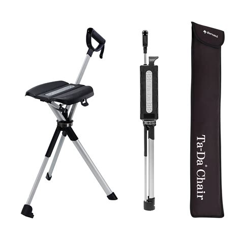 STEP2GOLD Ta-Da Chair Series 2, Portable Trekking Hiking Pole, Folding ...