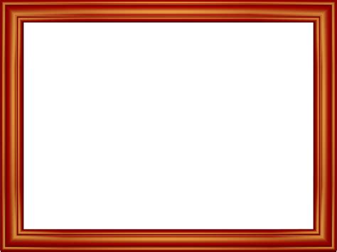 Red Elegant Embossed Frame Rectangular Powerpoint Border | 3D Borders