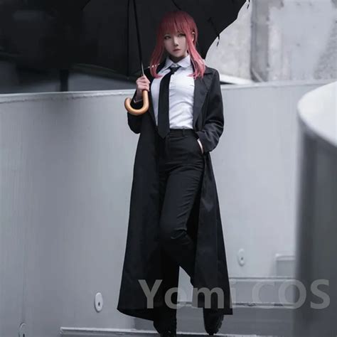 Anime Chainsaw Man Makima Cosplay Costume Women Fancy, 51% OFF