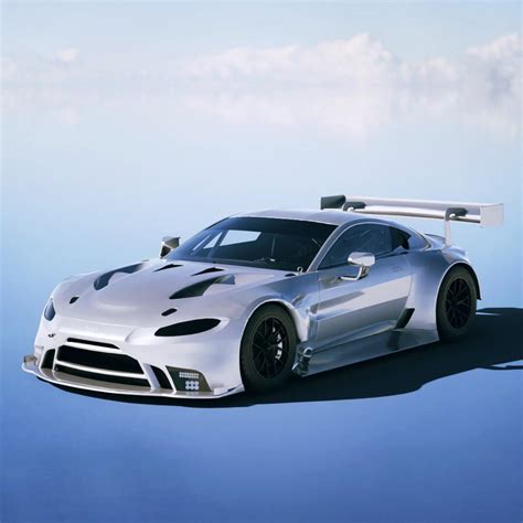 Aston Martin Vantage GT3 2019 - 3D Model by 777angels777