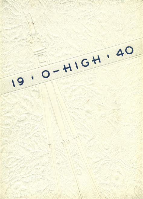 1940 yearbook from Oberlin High School from Oberlin, Ohio for sale