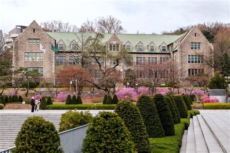 Ewha Womans University Campus Complex Aerial H Editorial Photo - Image ...