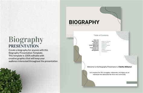 Biography Presentation Template