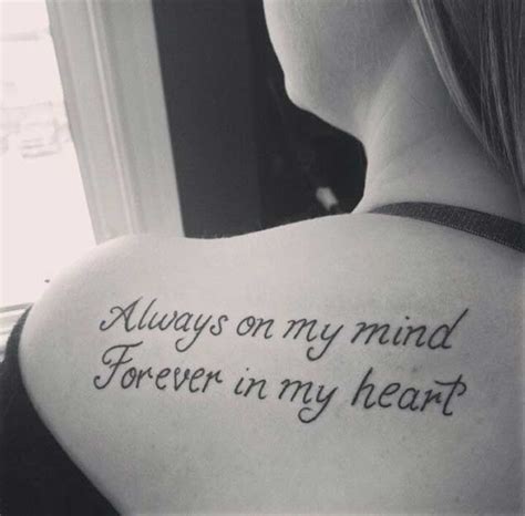 30 Relatable Love Quote Tattoos - TattooBlend