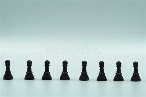 Set of Black Chess Pieces. Chess Piece Icons. Board Game Stock Photo - Image of business, brand ...