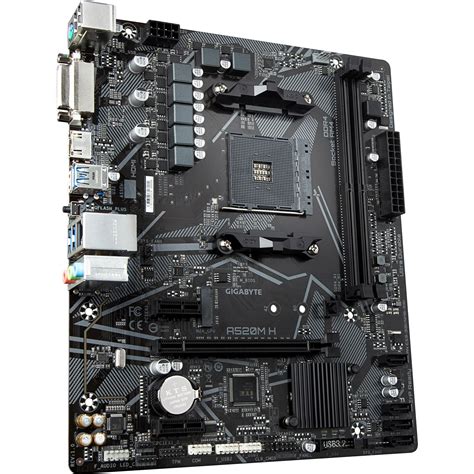 Gigabyte AMD A520 (Socket AM4) RYZEN DDR4 Micro ATX Motherboard | Falcon Computers